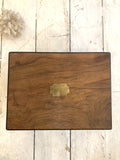 Victorian mahogany writing box