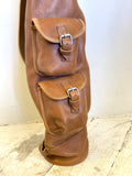 Leather vintage-style golf bag