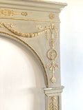 Huge antique French trumeau frame