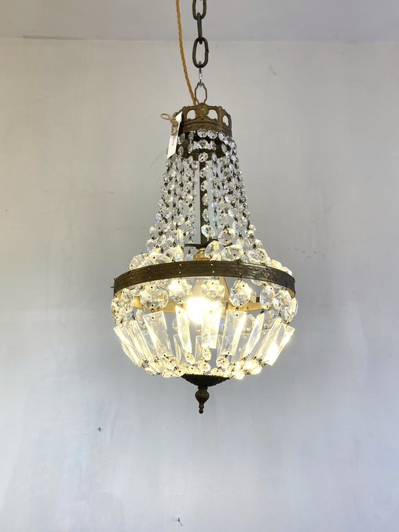 Small vintage empire chandelier