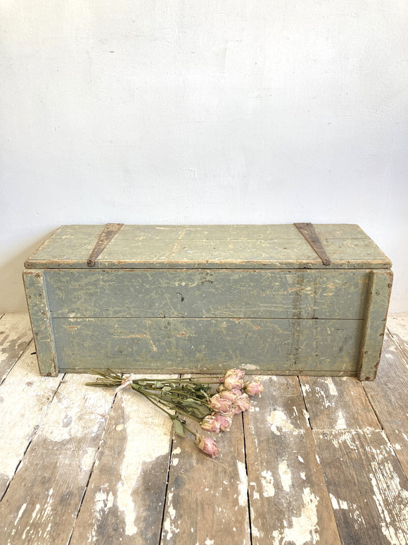 Old trunk with original paint