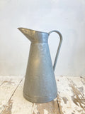 Vintage French galvanised jug