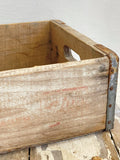 Vintage 7-Up wooden crates