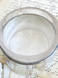 Sterling silver dressing table pot 1912