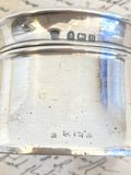 Sterling silver dressing table pot 1912
