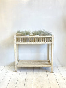Antique French plant stand with original paint