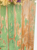 Rustic old doors with green paint - 3 available