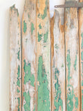 Rustic old doors with green paint - 3 available