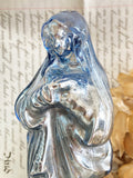 Antique mercury glass Madonna