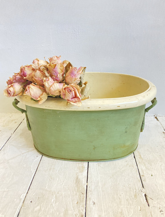 Antique French toleware footbath