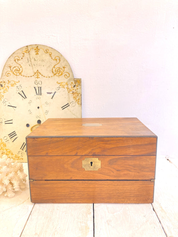 Victorian mahogany writing box