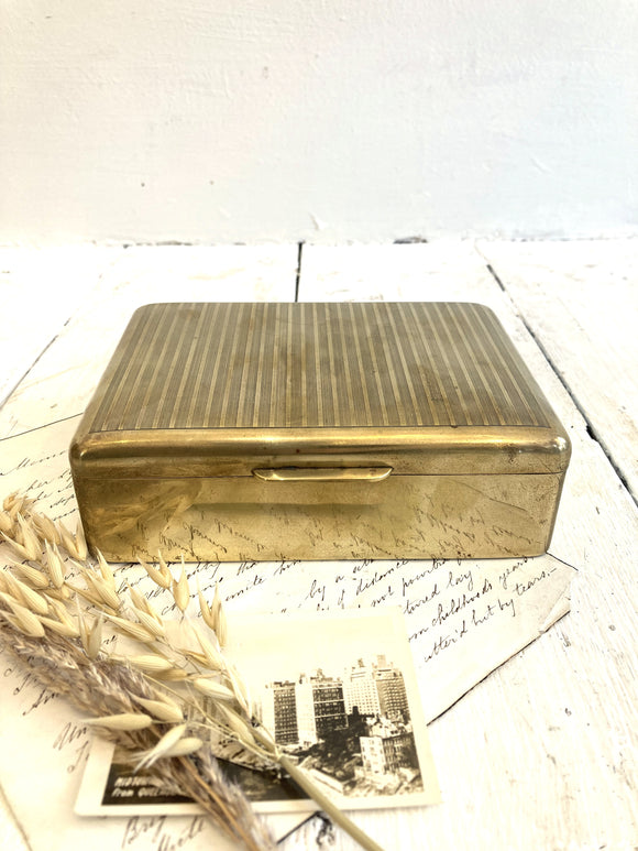 Art Deco Brass State Express box