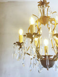 Antique birdcage with superior crystals
