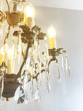 Antique birdcage with superior crystals