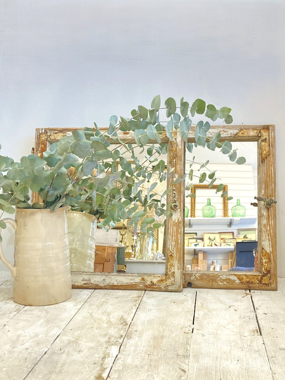 Hungarian window frame mirrors