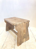 Rustic old stool