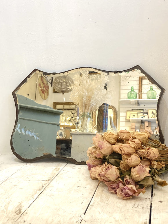 Foxed Art Deco mirror