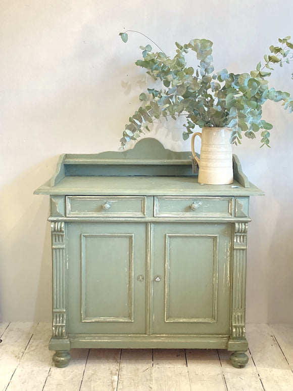 Painted vintage German buffet