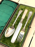 Antique Joseph Elliot & Sons cutlery set