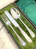 Antique Joseph Elliot & Sons cutlery set