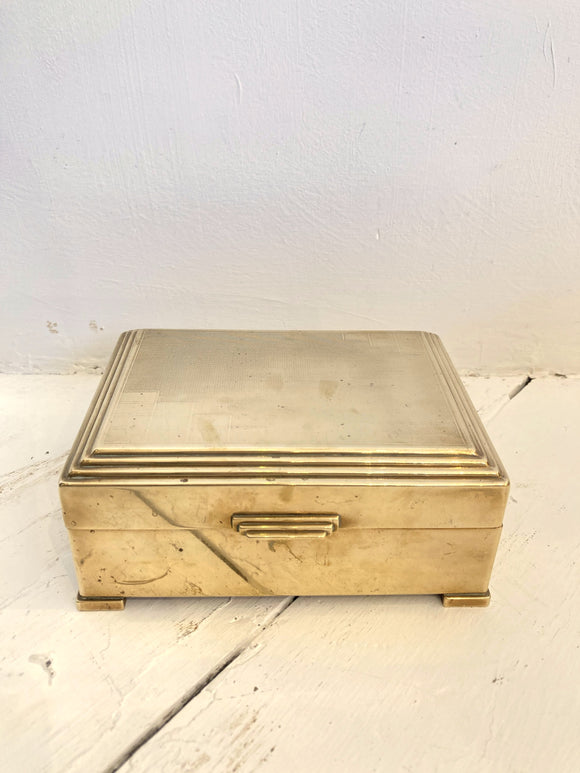 Art Deco brass box