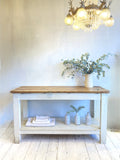 Rustic Victorian prep table