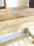 Rustic French console table