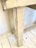 Rustic French console table