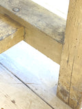 Rustic French console table