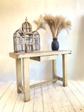 Rustic French console table