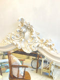 Painted antique French mirror