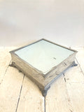 Early 1900's mirrored top cake stand