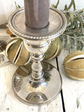 Pair of vintage silver plated candlesticks