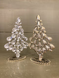 Clear crystal Christmas tree