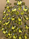 Green crystal Christmas trees