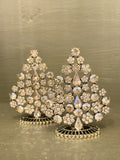 Little champagne crystal Christmas trees