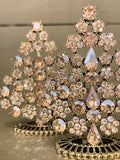 Little champagne crystal Christmas trees