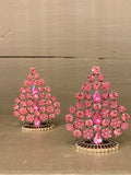 Little pink crystal Christmas trees
