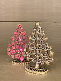 Little pink crystal Christmas trees