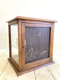 Victorian mirror-backed display cabinet
