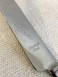 Vintage cheese knife with sterling silver handle