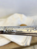 Vintage cheese knife with sterling silver handle