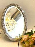 Sterling silver dressing table mirror
