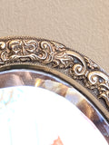 Sterling silver dressing table mirror
