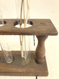 Rustic test tube rack
