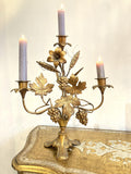 Pair of antique chapel candelabra