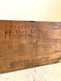 Vintage Argentinian Armour crate