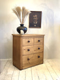 Victorian pine 2 over 2 chest of drawers