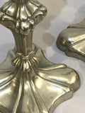Pair of Victorian silver plated candlesticks