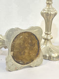 Pair of Victorian silver plated candlesticks